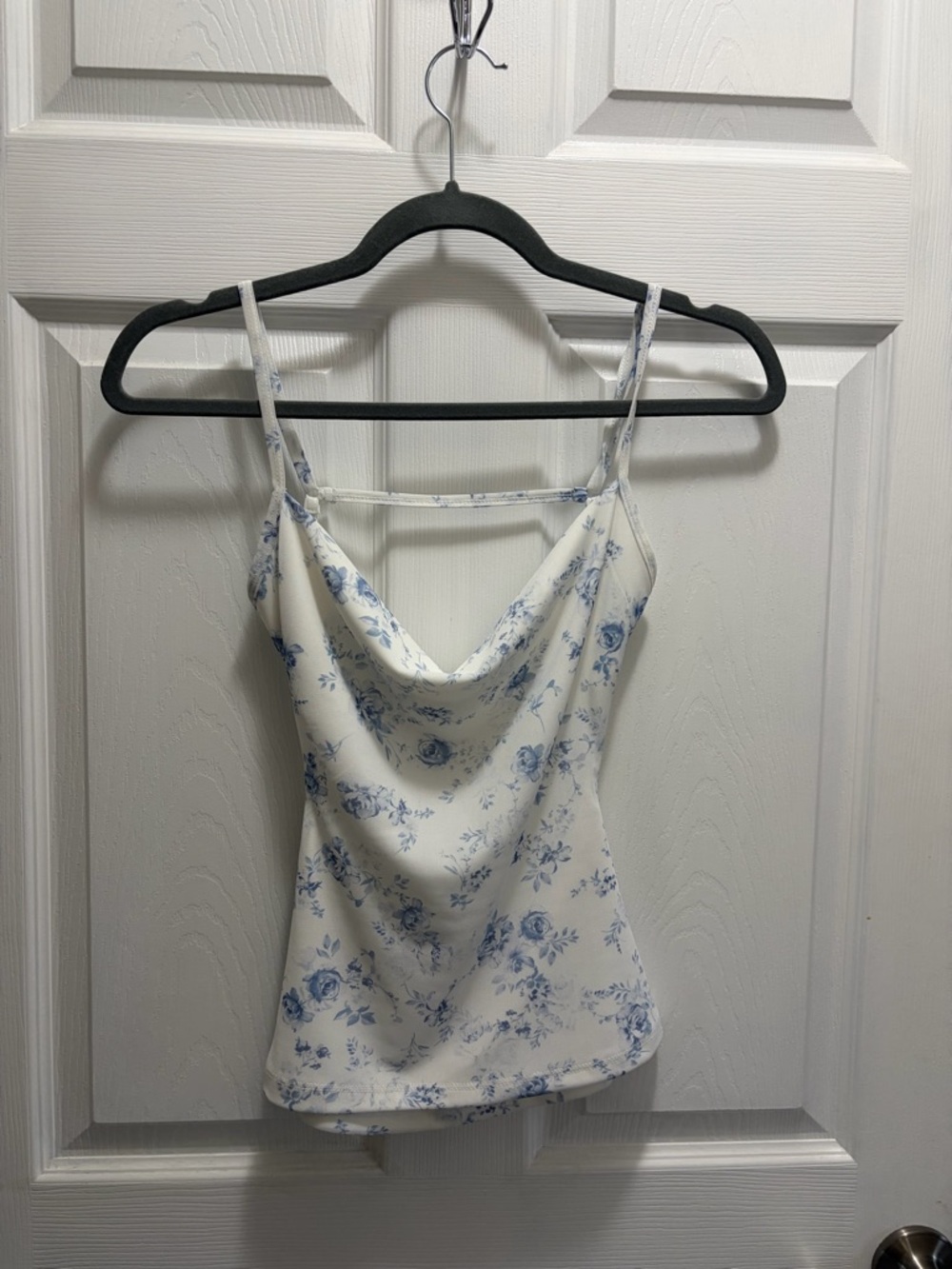Garage Backless Cowl Neck Top